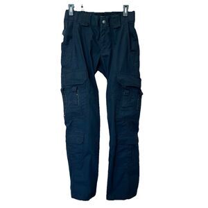 5.11 Tactical Stryke Pants Womens 6 Dark Navy Cargo Straight Leg Workwear